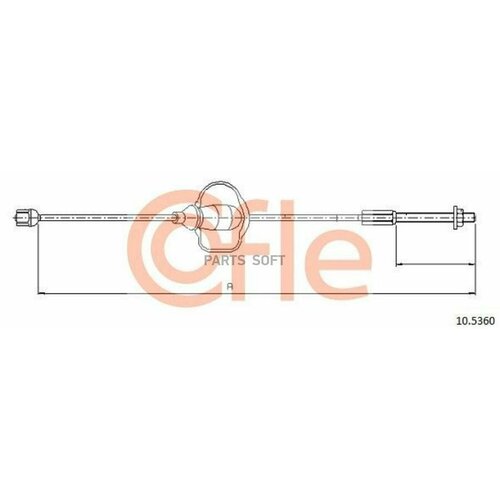 COFLE 92.10.5360 Трос стояночного тормоза