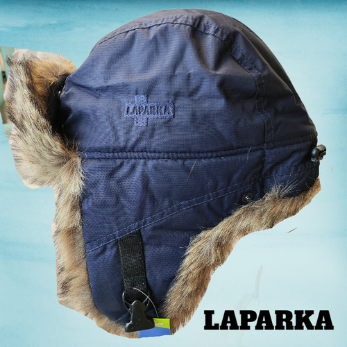 фото Шапка ушанка laparka, размер xl, синий