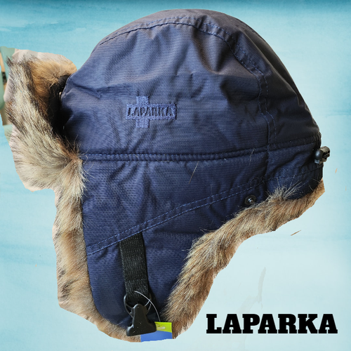 Шапка ушанка Laparka, размер XL, синий