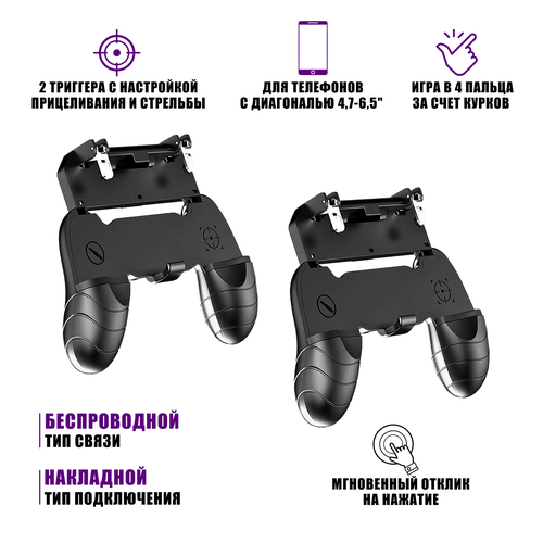 Геймпад для телефона с триггерами W18 2 шт 61900₽
