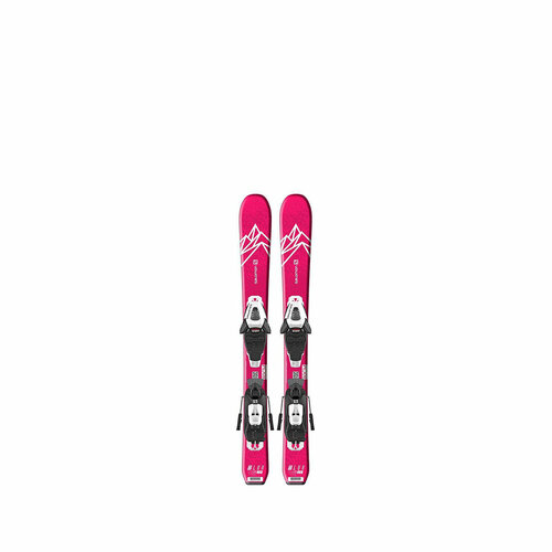 Горные лыжи Salomon QST LUX Jr XS (70-90) C5 GW J75 Pink 21/22 горные лыжи с креплениями salomon 2021 22 l s race jr s c5 gw см 110