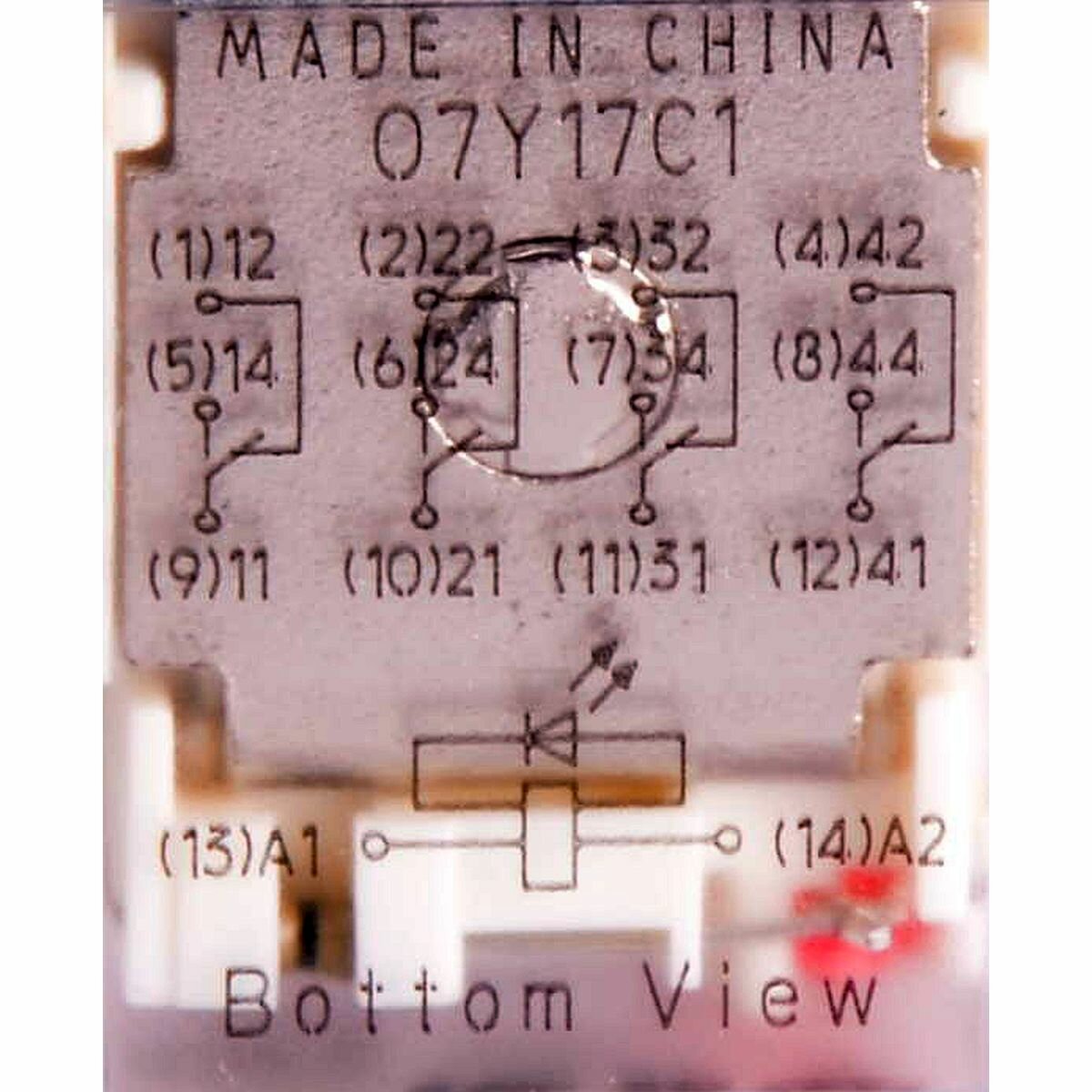 Реле MY4N-GS 12V AC (020948) — фото 1