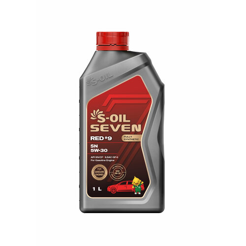 S-OIL 7 RED #9 SN 5W30 .(1л), синтетика (1/12)