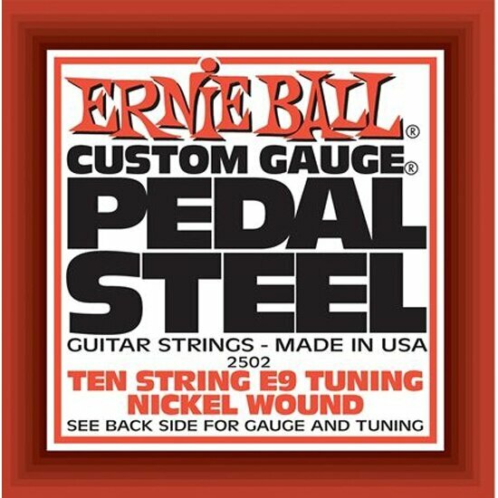 Струны Ernie Ball 2Nickel Wou 10-String E9 Pedal Guitar E9th, для электро-гитары