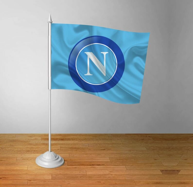Флажок настольный Наполи, SSC Napoli №7