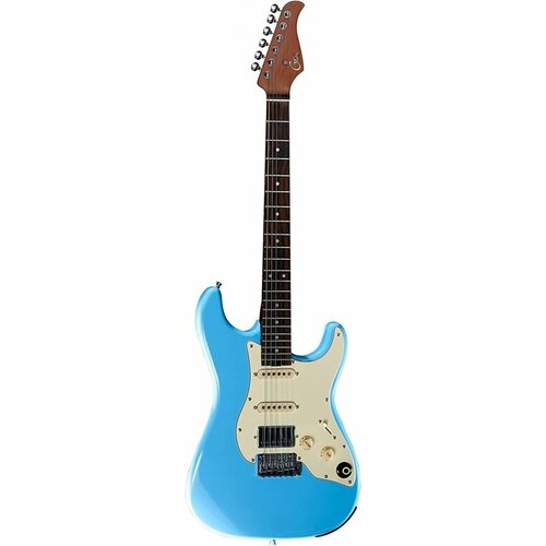 Электрогитара со встроенным процессором Mooer GTRS S800 Blue