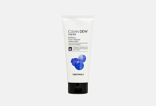 Пенка для умывания tony moly clean dew blueberry foam cleanser