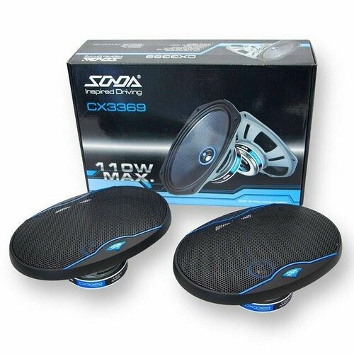 Динамики коаксиальные овальные 163 237 см 6 9 дюйм 110Вт 639900₽