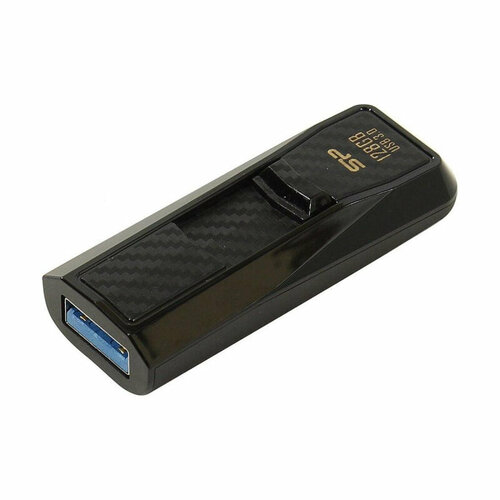 Комплект 2 штук, Флеш-память Silicon Power Blaze B50 128Gb/USB 3.2/Черный (SP128GbUF3B50V1K)