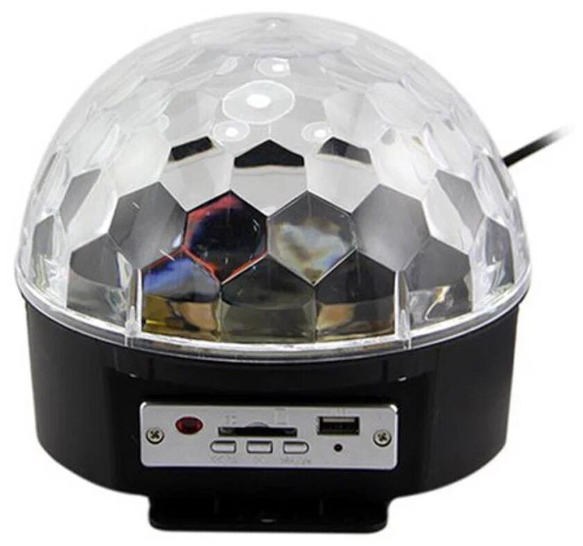 Светодиодный Диско-шар (дискошар) LED RGB Magic Ball Light BlueTooth (с MP3-плеером и ПДУ)