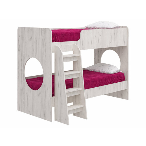 Кровать Мила с ящиком и бортиком Крафт светлый 19440₽