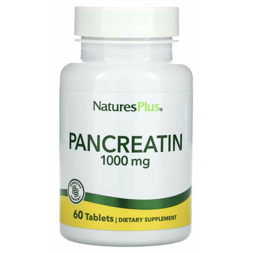NaturesPlus Pancreatin 1000mg. (60 таб)