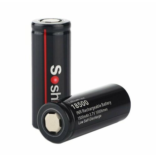 Аккумулятор Li-ion Soshine 18500P 3.7 v 1400 mAh