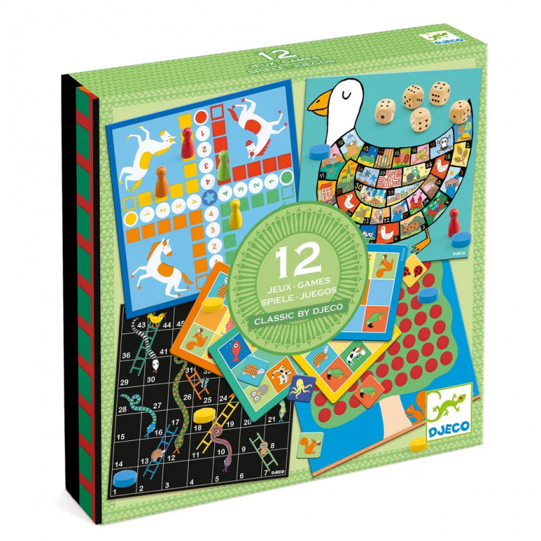 Настольная игра Djeco Классическая 12 в 1 - фото №16
