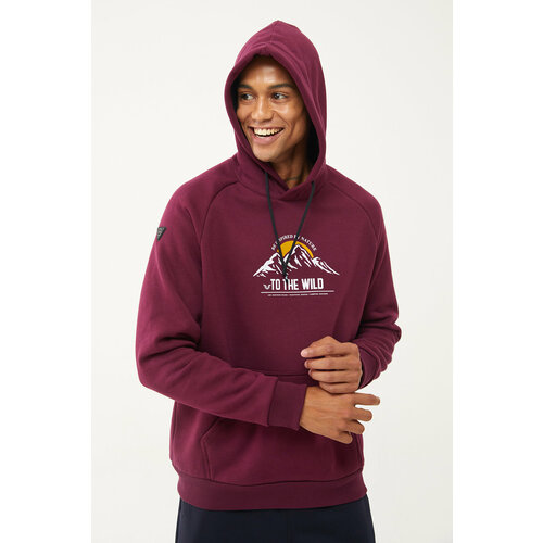 фото Худи bilcee, размер m, бордовый