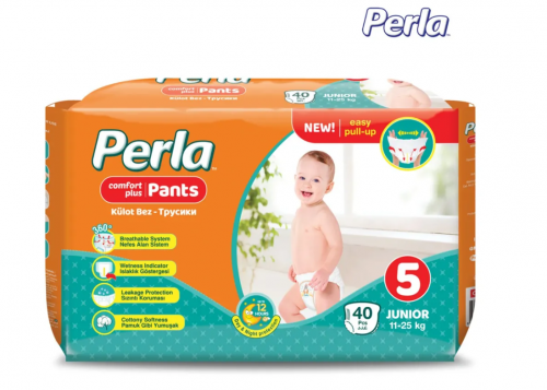 Подгузники-трусики Perla CP PANTS JUNIOR 40 шт 11-25 кг