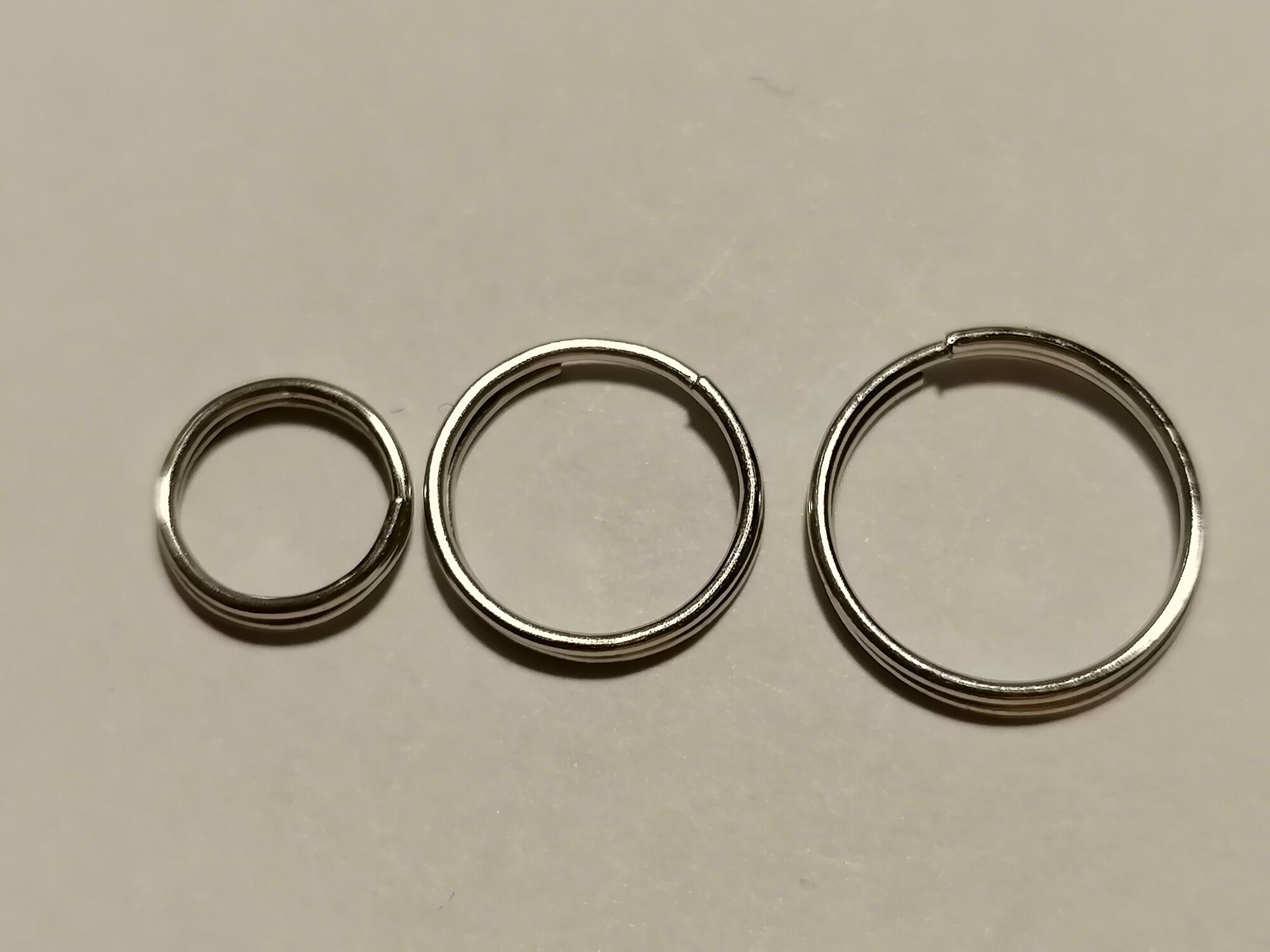 Кольцо для адресника - набор из трех колец — фото 1