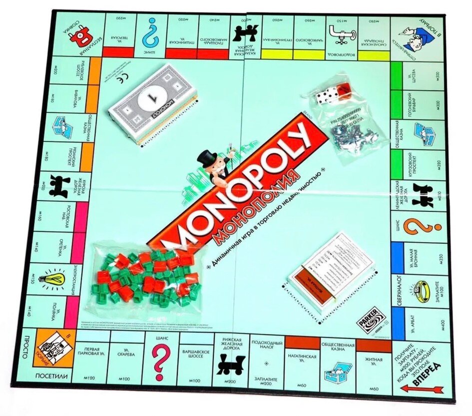 Настольная игра Монополия Классическая (MONOPOLY). Развивающая игра
