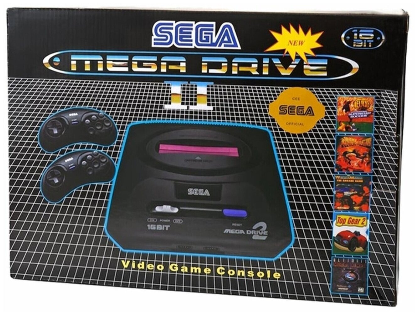 SEGA Mega Drivе игровая приставка 2 (16 Bit) + Mortal Kombat Ultimate ...