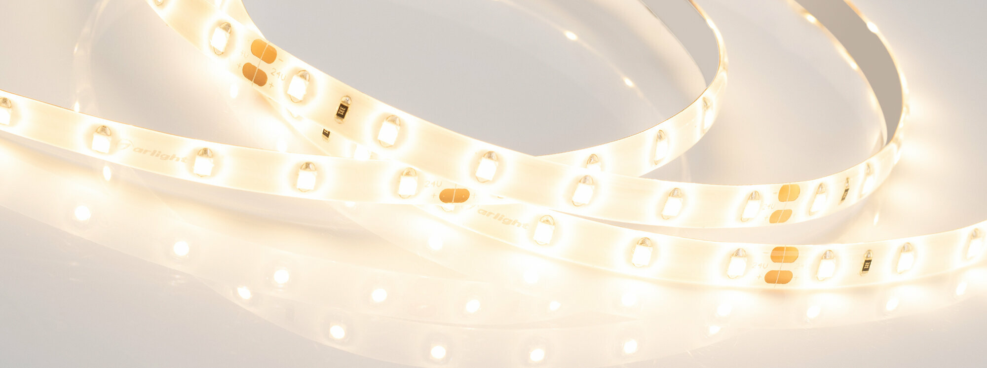 Лента герметичная RTW-SE-A60-8mm 24V Warm3000 (4.8 W/m IP65 2835 5m) (Arlight -)