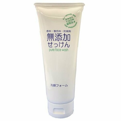 Nihon Натуральная очищающая пенка для лица без добавок Additive-free cleansing foam 130г