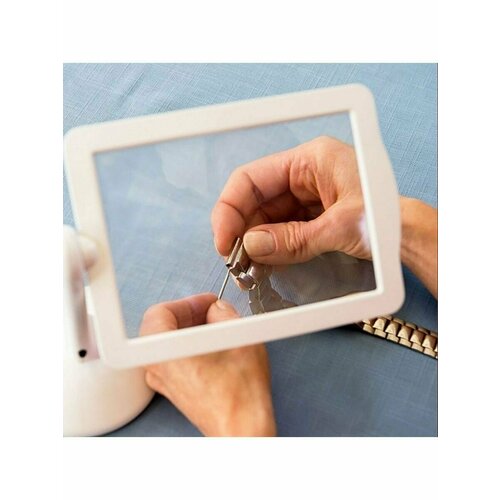 Увеличительный экран с LED-подсветкой очки для увеличения лупа на подставке 734₽