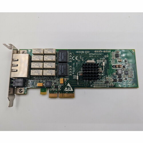 Сетевая карта PEG2BPI-ROHS, 82571EB, Intel, PCI-E, 2 x RJ45, 1 Гбит/с сетевая карта m 2 b key m key к rj45 gigabit сетевая карта m 2 pci e rtl8111h ethernet сетевая карта для настольного компьютера