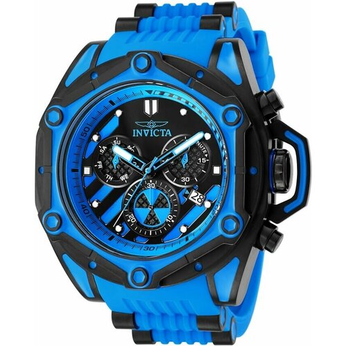 фото Наручные часы invicta мужские наручные часы invicta sea monster lume 34787 чёрные синий ремешок, черный, синий