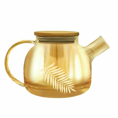 Чайник заварочный Папоротник 1000 мл стекло 3741₽