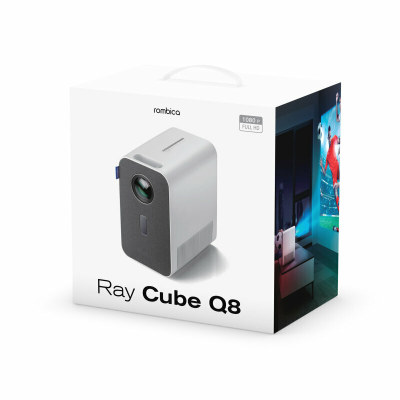 Видеопроектор мультимедийный Rombica Ray Cube Q8 (MPR-L2100)