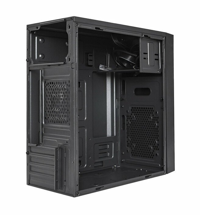 Корпус Minitower EXEGATE BAA-114U2 mATX без БП черный EX292356RUS