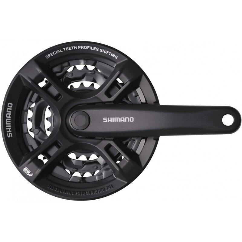 Система Shimano Tourney TX, FC-M171A, 48 38/28T, 3x6 7/8 скоростей, 170мм