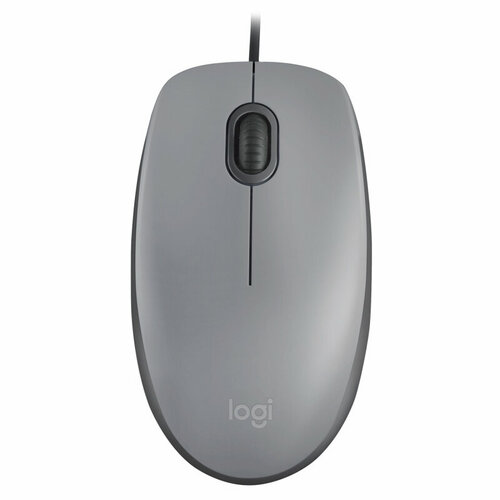 Мышка Logitech M110s Black 18м проводная оптическая 1000dpi USB 910-005502 1299₽