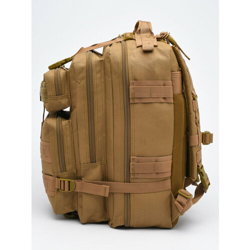 Рюкзак тактический Huntsman RU 043-1 ткань Оксфорд бежевый 35 л рюкзак тактический ru 043 1 цвет черный ткань оксфорд