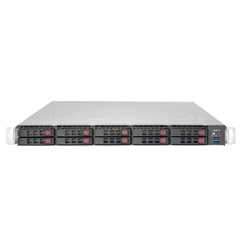 Сервер Supermicro SuperServer 1019P-WTR без процессора/без ОЗУ/без накопителей/количество отсеков 2.5" hot swap: 10/2 x 500 Вт/LAN 10 Гбит/c — фото 7