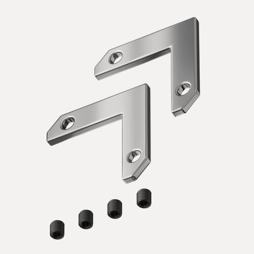 Изображение товара Угловой соединитель трековой системы MAYTONI Exility, алюминий, IP54, серебристый