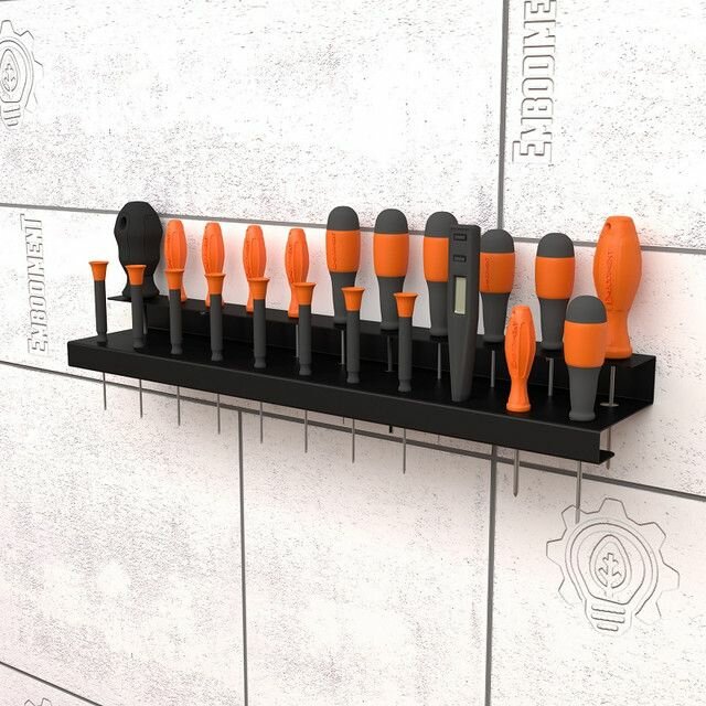 Держатель органайзер EMBODIMENT для отверток, двухуровневый, настенный