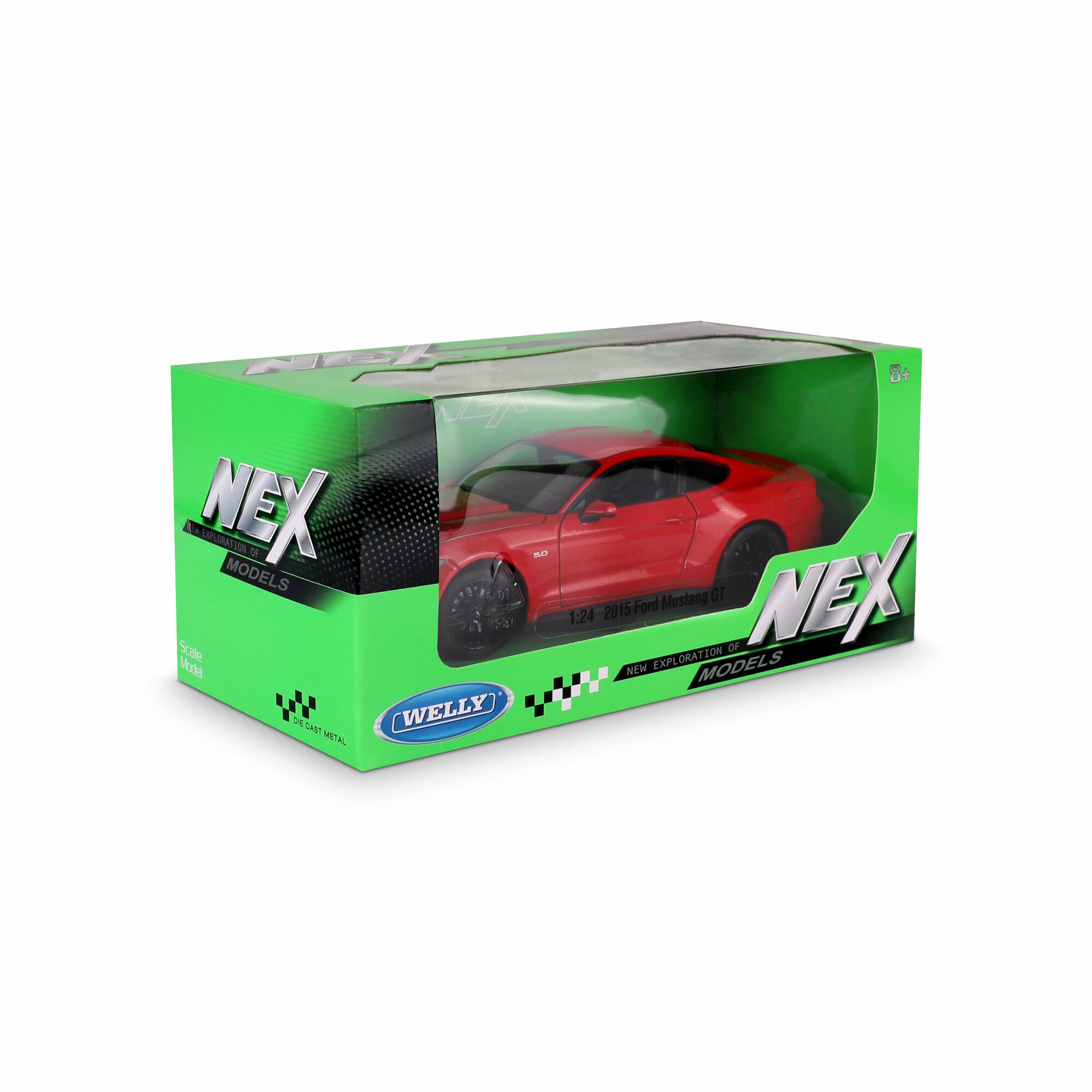 Модель машины Welly 1:24 FORD MUSTANG GT - фото №6