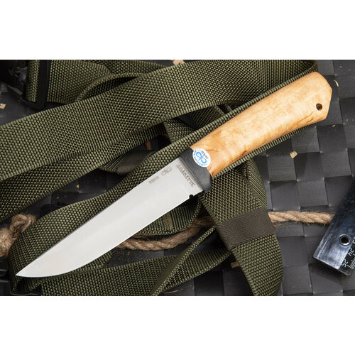 Нож Лиса АиР (95х18, карельская береза) нож разделочный пчак карельская береза алюминий аир