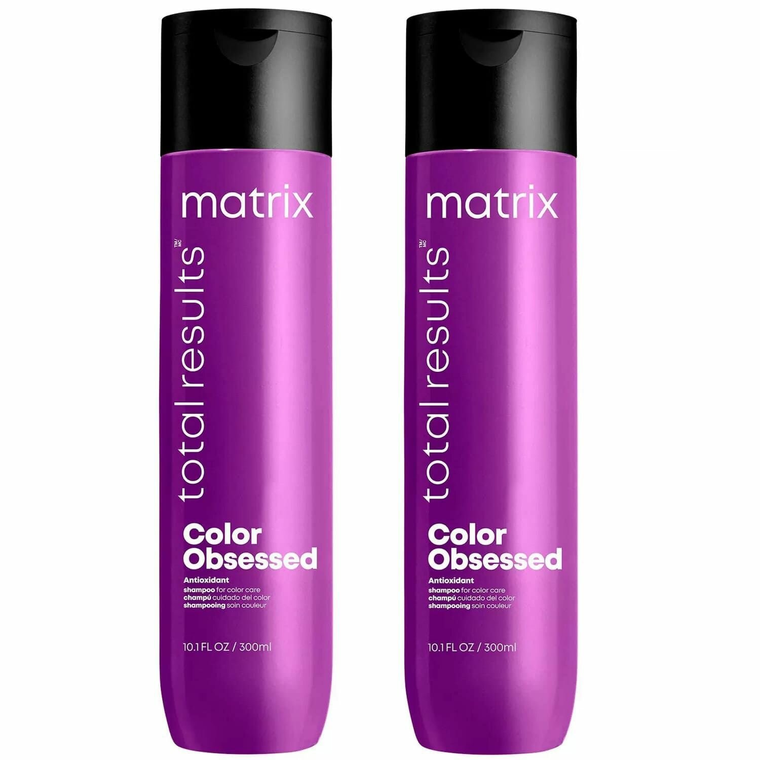 Matrix Шампунь Total results Color Obsessed для окрашенных волос, 2 х 300 мл