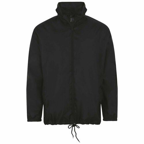 Куртка спортивная Sol's, размер XL, черный ветровка унисекс размер xl цвет синий