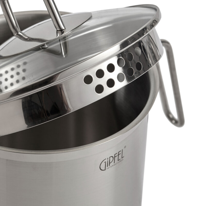 Кастрюля из нержавеющей стали Gipfel Itum 1301 16 см/3,6 л - фото №8