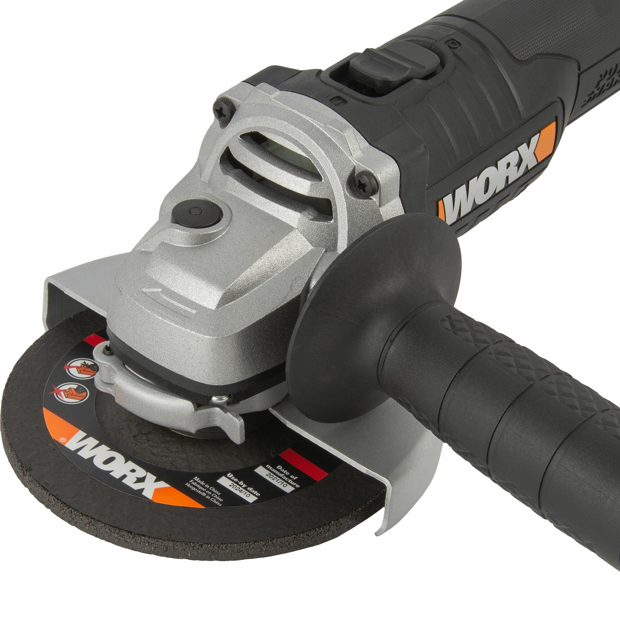 УШМ аккумуляторная бесщеточная Worx , 20 В Li-ion 4 Ач 125 мм - фото №8