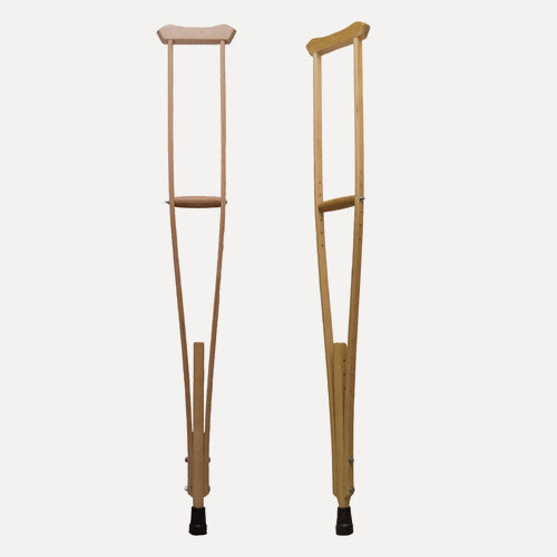 Изображение товара Костыли опорные деревянные для взрослых