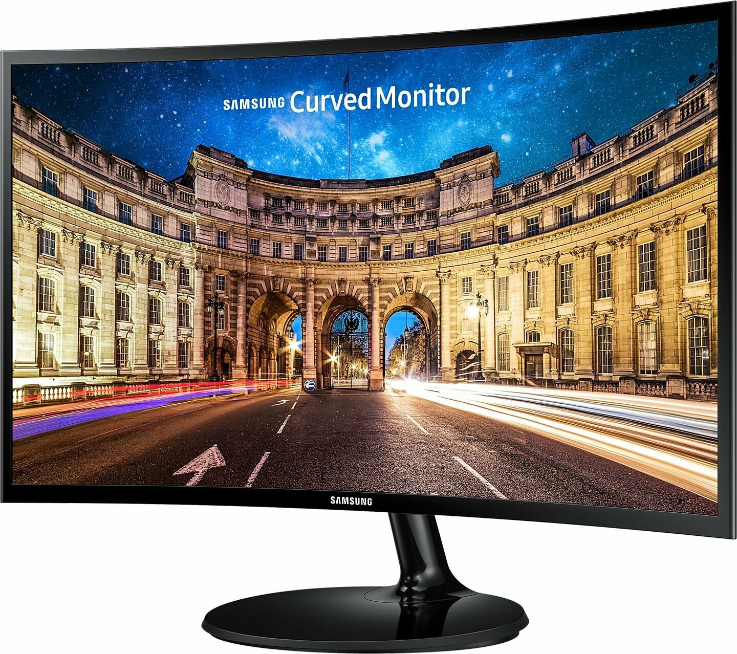 Монитор Samsung 23.5" C24F390FHI черный — фото 1