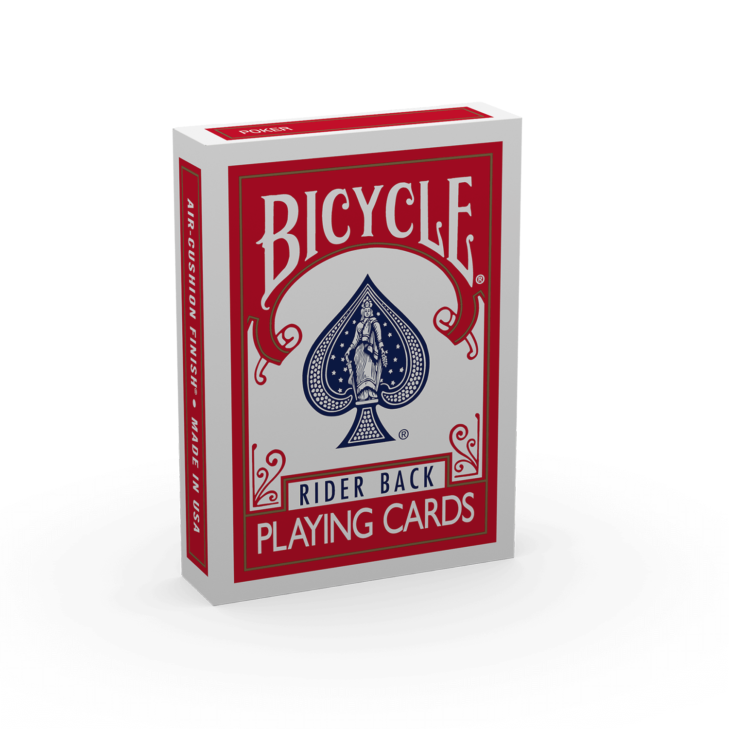 Карты "Bicycle rider back 808 standard poker playing cards red"