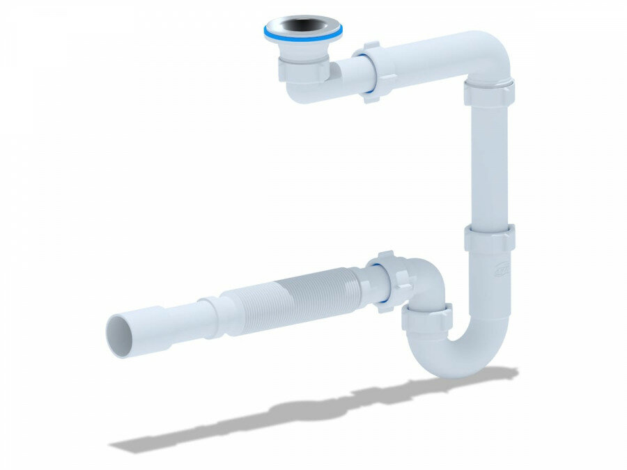 фото Сифон для раковины универсальный Aquaton 1A276005XX000