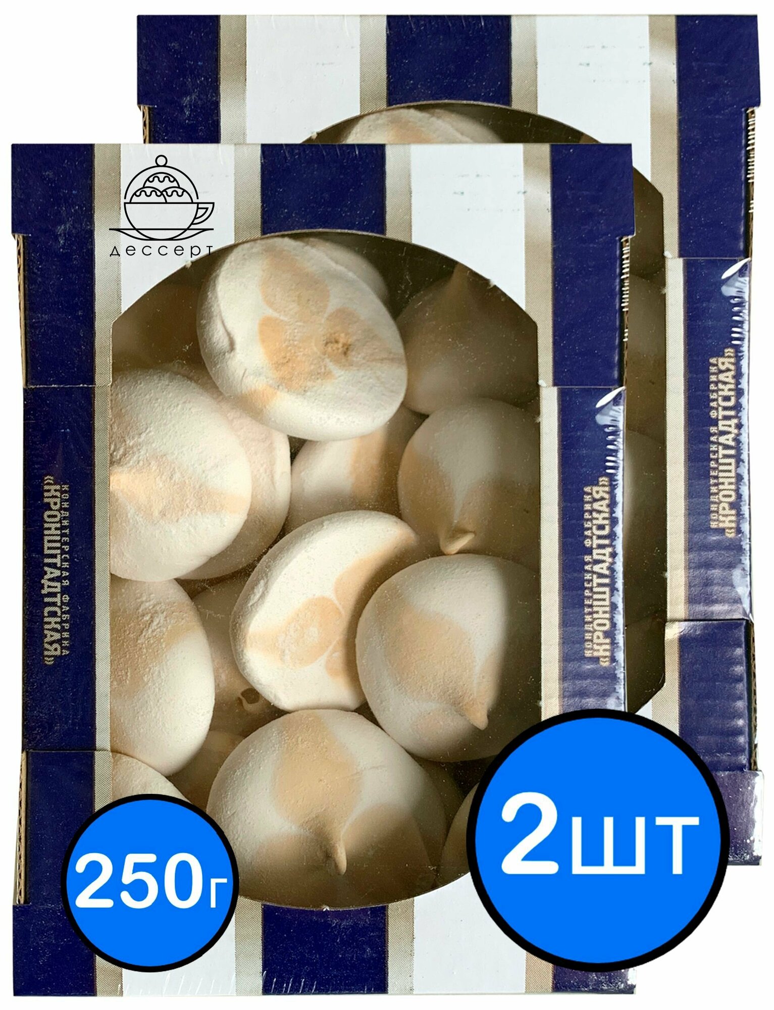Зефир "Тоффи" (ириска) Итальянский десерт", КФ кронштадтская, 250гр х 2шт