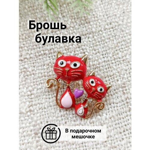 Брошь красный 470₽