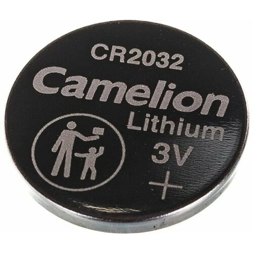 Camelion CR2032 Lithium 3V батарейка дисковая, 1шт. батарейка дисковая литевая maxell cr2032 2032 3v